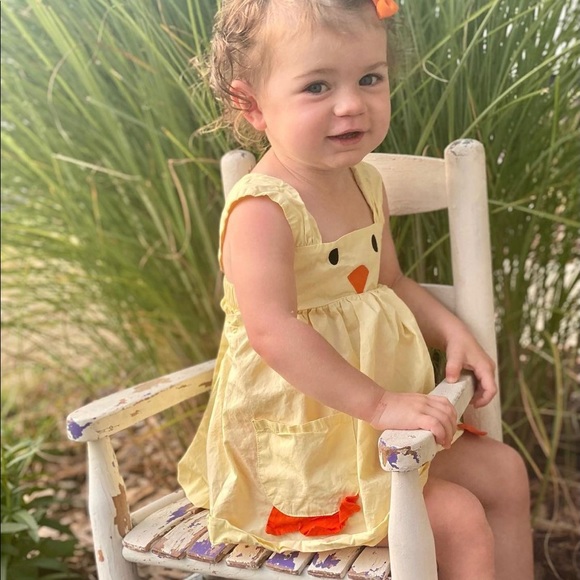 Baby chick dress- yellow - Picture 4 of 6